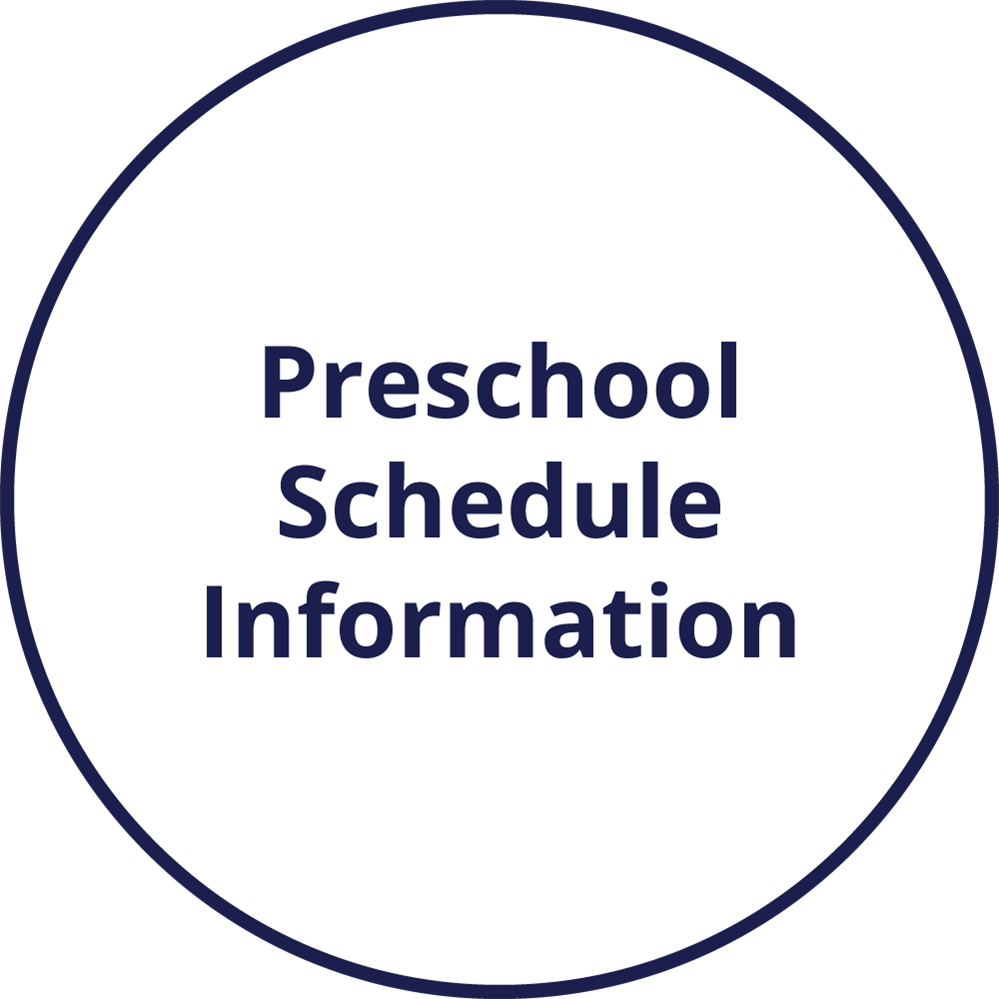 Preschool Schedule Information